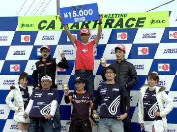2012年CAカートレース第2戦 スーパーSS表彰式